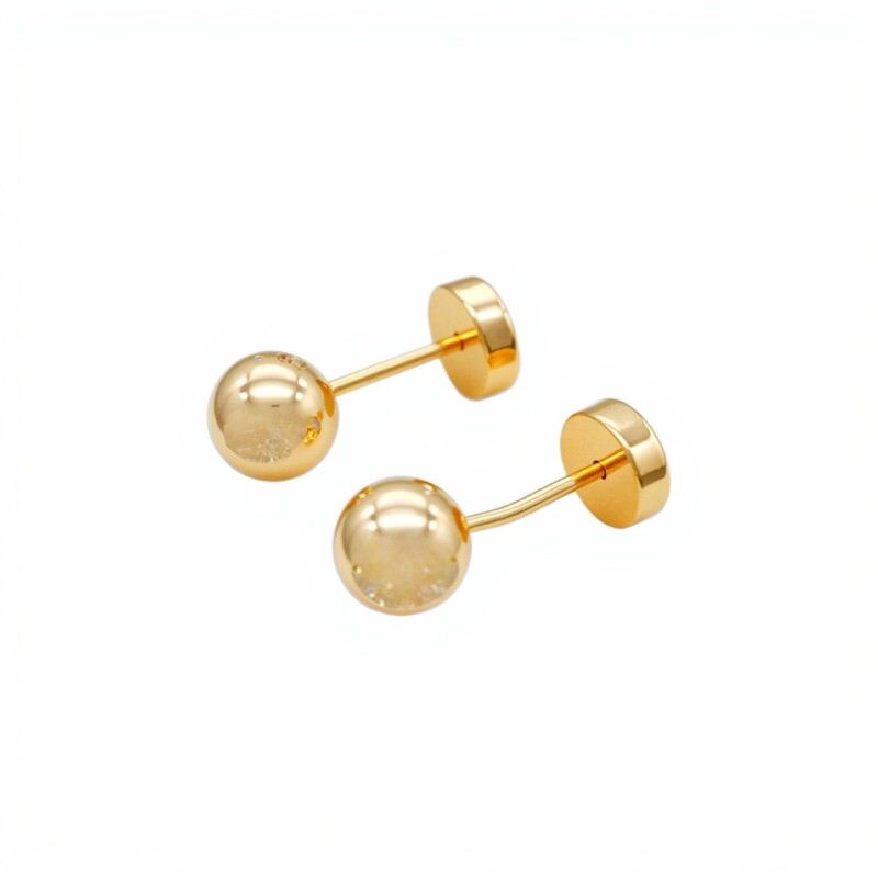 Abridores Bolitas-Oro Bajo-Sin Piedra-AB8038 sinpiedra