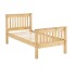 CAMA 1 PLAZA NATURAL - MADERA MACIZA - LINEA MEXICANA 2623 ROBLES Cama 1 Plaza Natural - Madera Maciza - Linea Mexicana 2623 Robles