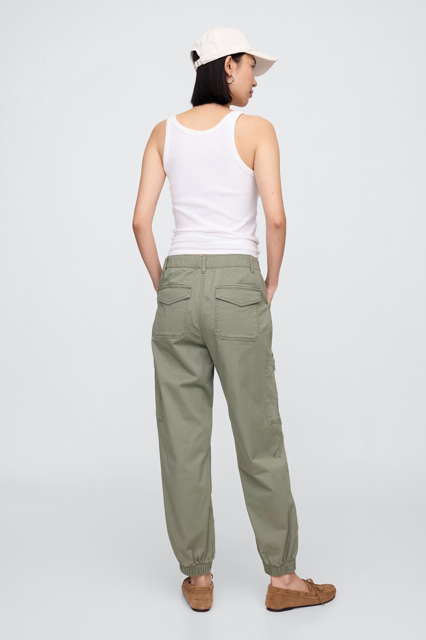 Jogger Con Cierre Downtown Mujer Mesculen Green
