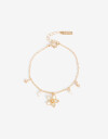 Pulseras Flexibles Con Dijes Pulsera Flexible Con Dijes - Dorado