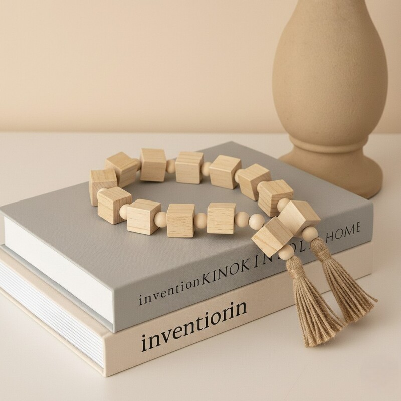 DECO BEIGE COMB COLG 42CM Unica