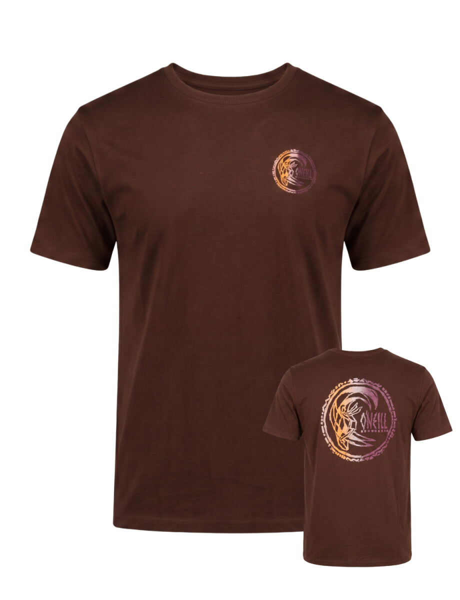 Remera O'Neill Sunset Medallion - Marrón 