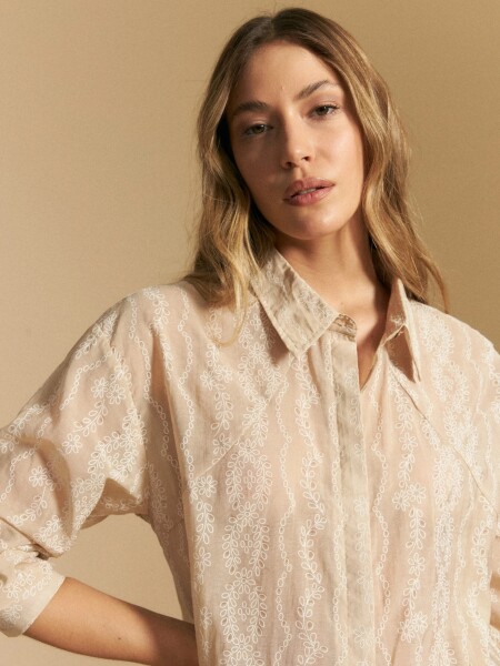 CAMISA ALLIE VERA TOSTADO