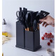 Set Utensilios De Cocina Menaje De Silicona Colores Negro