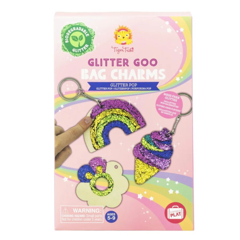 Glitter Goo- Crea llaveros Glitter Goo- Crea Llaveros