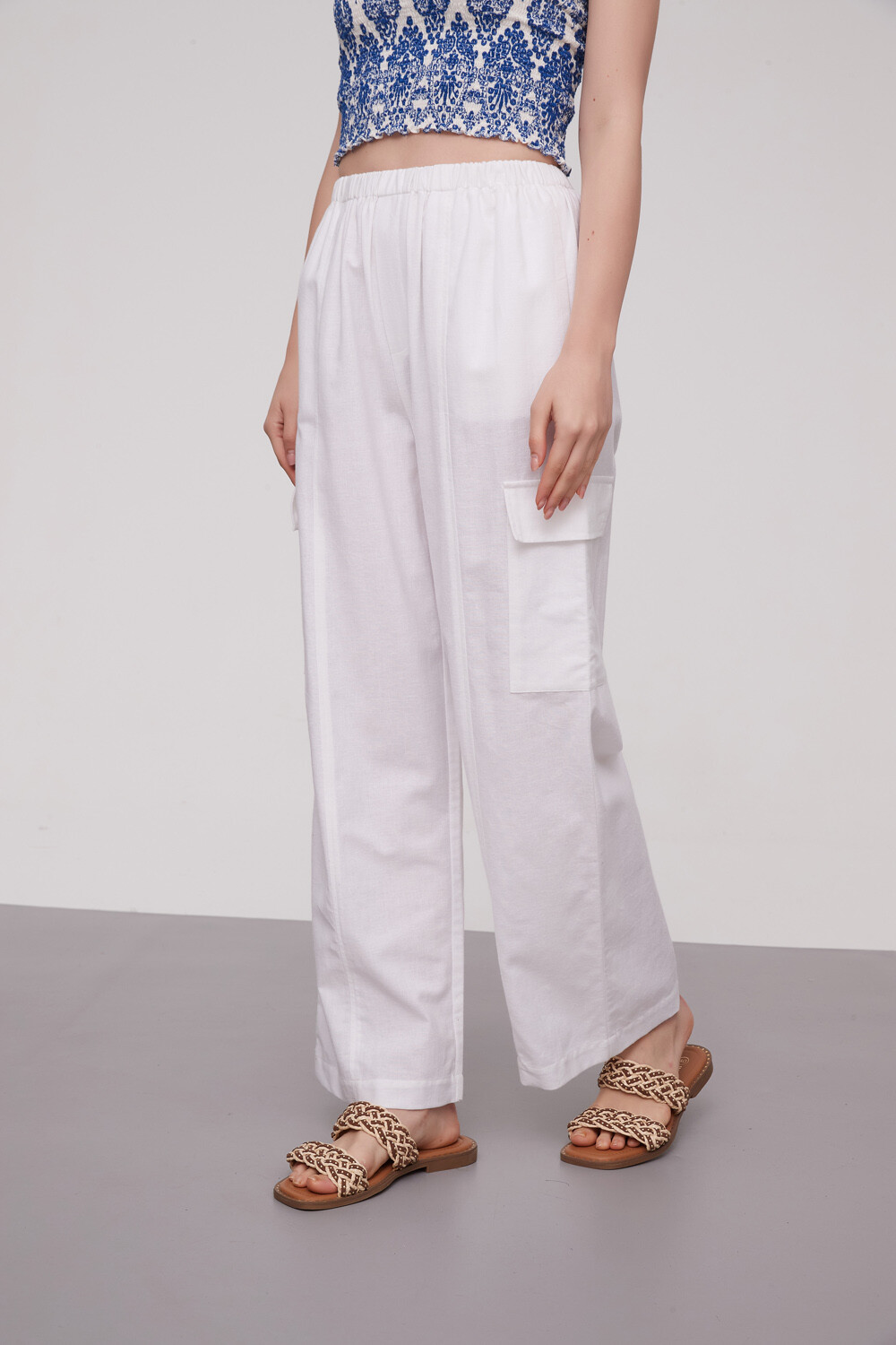 Pantalon Rinhan Blanco