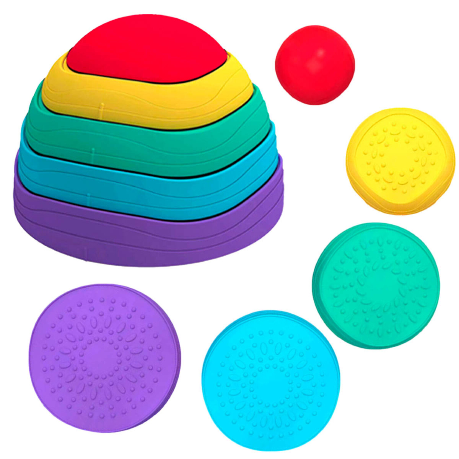 11 Piedras De Equilibrio Apilables Antideslizantes – Juego De Obstáculos Para Niños 3-8 Años, Soporte 80 Kg