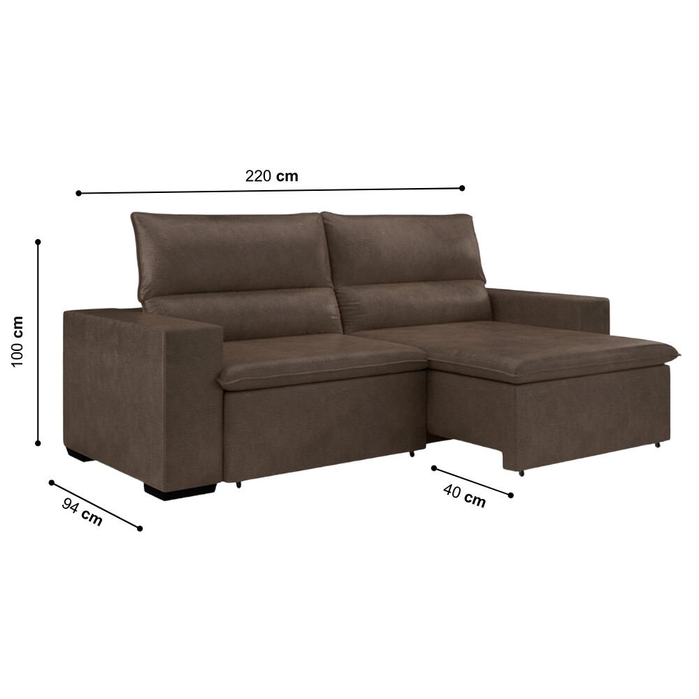 SOFÁ SILLÓN RECLINABLE RETRÁCTIL EXTENSIBLE - CON CHAISE SOFÁ SILLÓN RECLINABLE RETRÁCTIL EXTENSIBLE - CON CHAISE