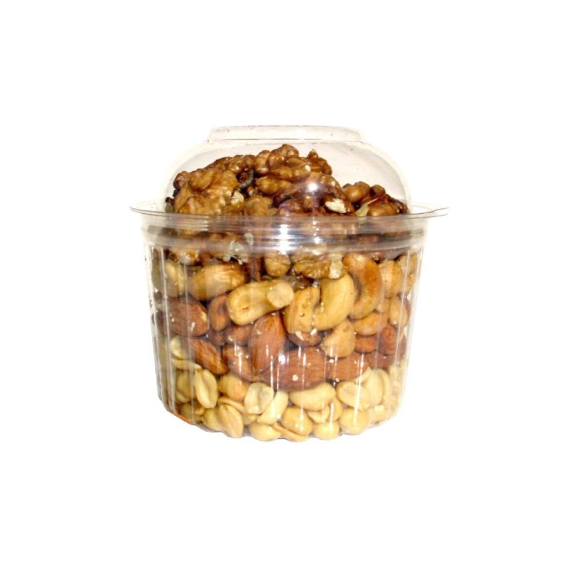 POTE REDONDO TAPA BISAGRA 355 CC PET 