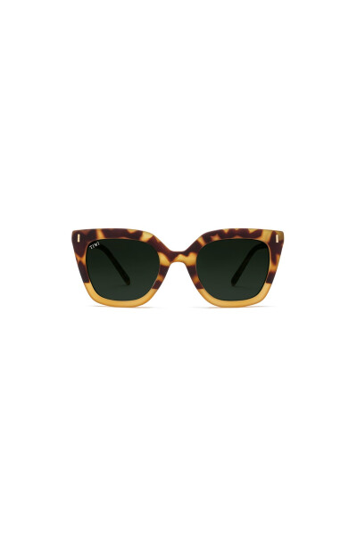 Lentes Tiwi Hale Rubber Honey With Green Lenses (flat+ar Backside)