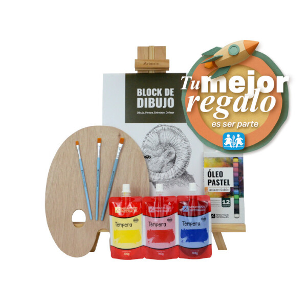 Kit ALDEAS INFANTILES - Témperas Única