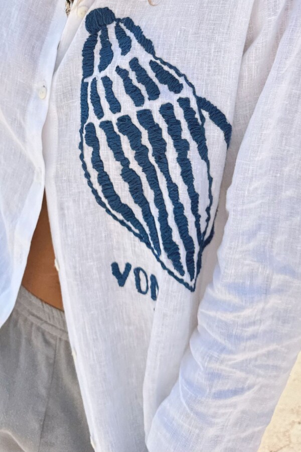 Camisa Bordada Sea Blanca