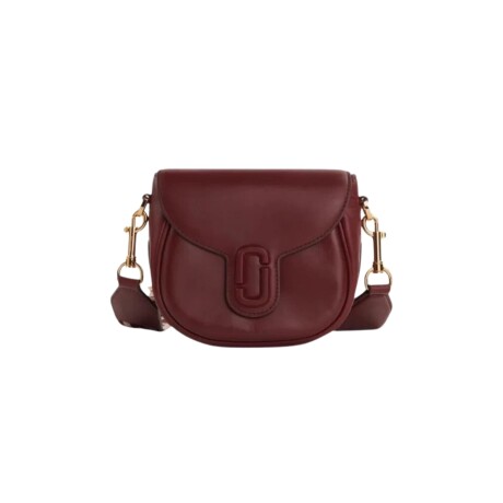 Marc Jacobs - Saddle Bag de cuero Bordó