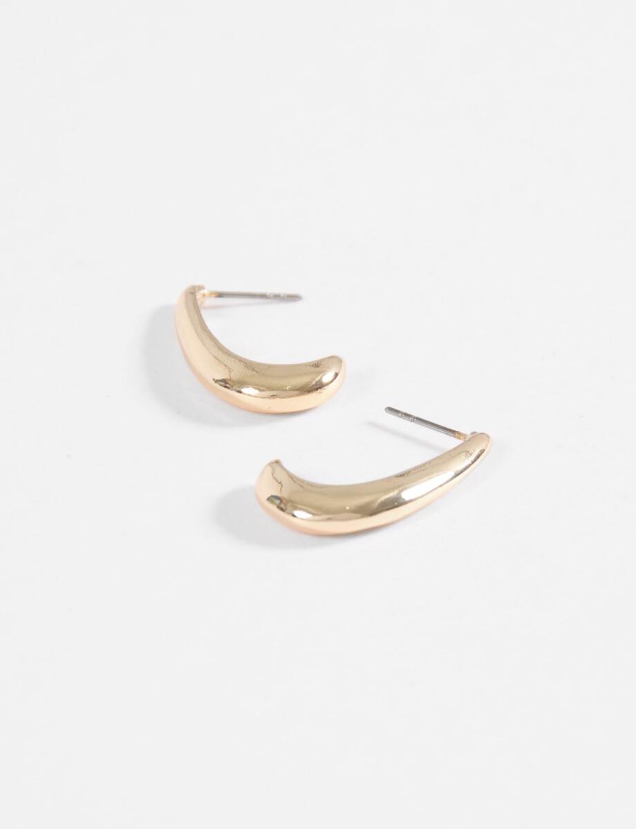 Aros largos antique - dorado 