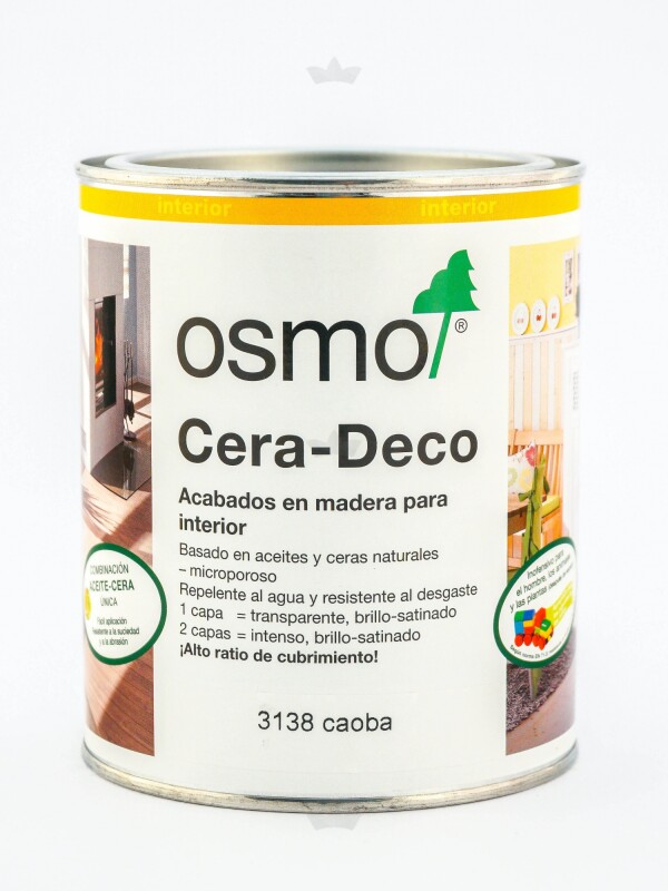 OSMO 3138 CERA-DECO CAOBA TRANSP. 0.75 LT. N/A