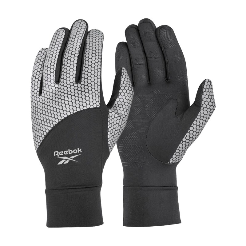 Guantes Térmicos Reflectivo Running Reebok Gris