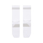 Medias Running Pro Run Crew 1 Pair Unisex White