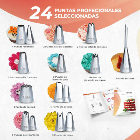 Set De Decoración Repostería Tortas Pasteles 700 Pcs Coc001003