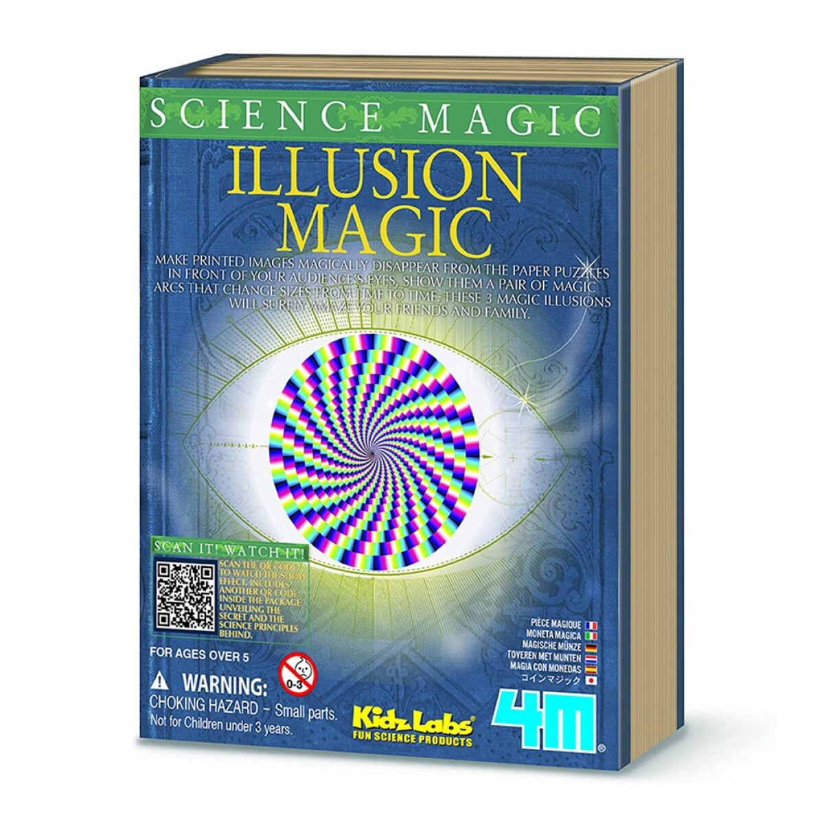 Juego Educativo 4M Ciencia Mágica Kit de Magia Ilusionista - Multicolor 