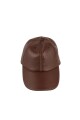 Gorra de cuero tipo beisbol Marron