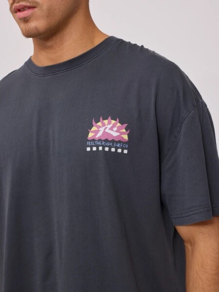 T-SHIRT RUSTY LASON GRIS