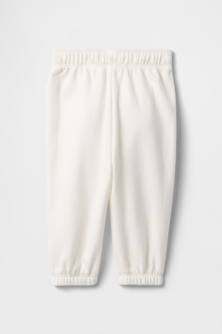 Pantalòn Deportivo Sin Felpa Logo Gap Bebé New Off White