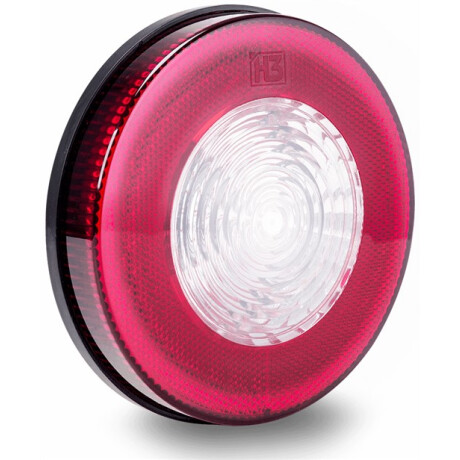 FAROL - TRAS LED REDONDO ROJO BLANCO 125MM H3 COMPONENTES FAROL - TRAS LED REDONDO ROJO BLANCO 125MM H3 COMPONENTES