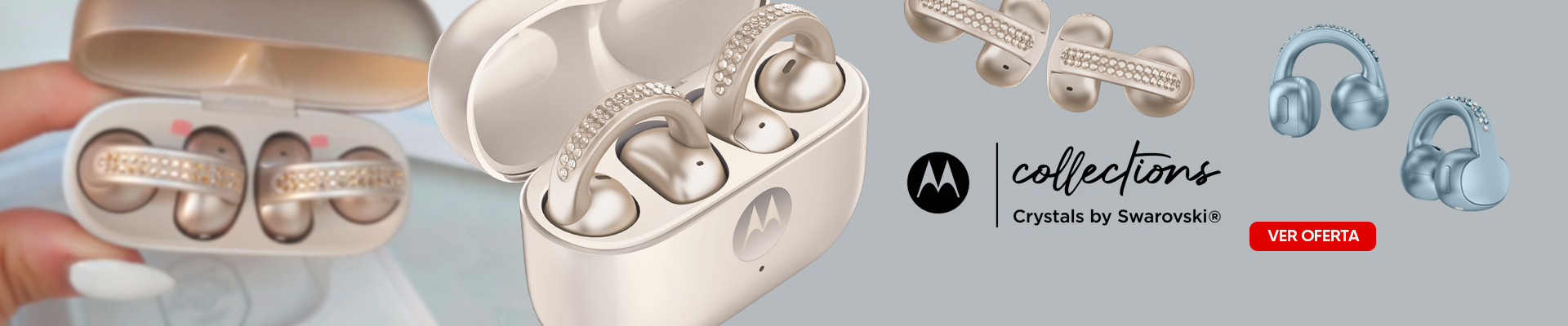 ¡Auriculares Moto Buds Loop By Swarovski® en oferta!