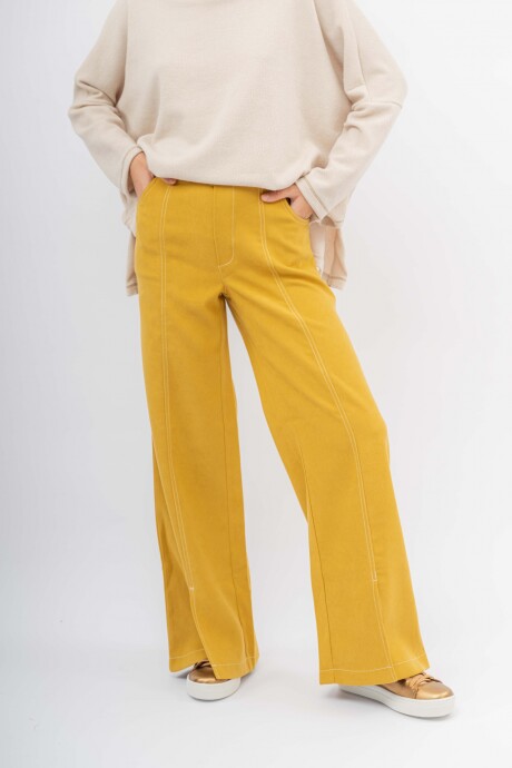 Pantalón Ford Pana fina Mostaza