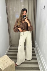 Pantalon Murra Crudo tachas