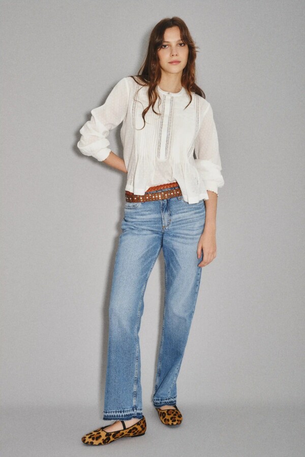 Jean Joe Vintage Blue Twirl Azul