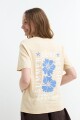 Remera m/c estampada Always Summer BEIGE