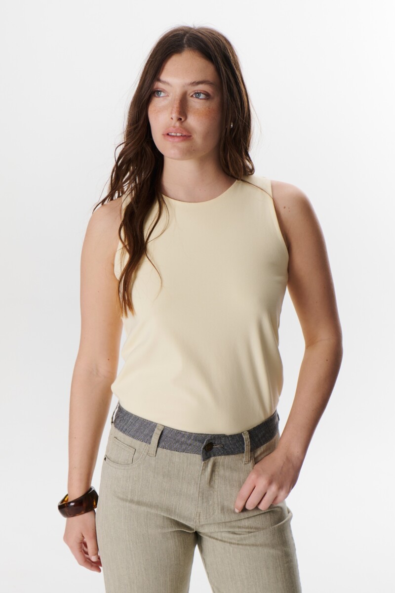 MUSCULOSA DOBLE VAINILLA