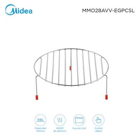 Microondas Midea MMO28AVVEGPC 28 L Inox