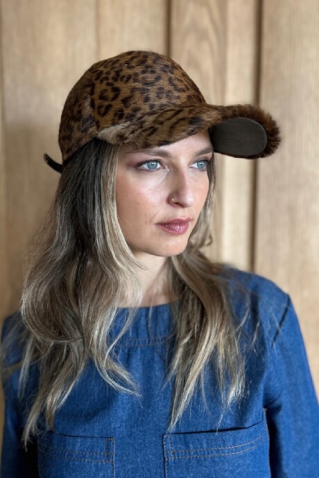 Cap Tini Animal Print Pelo