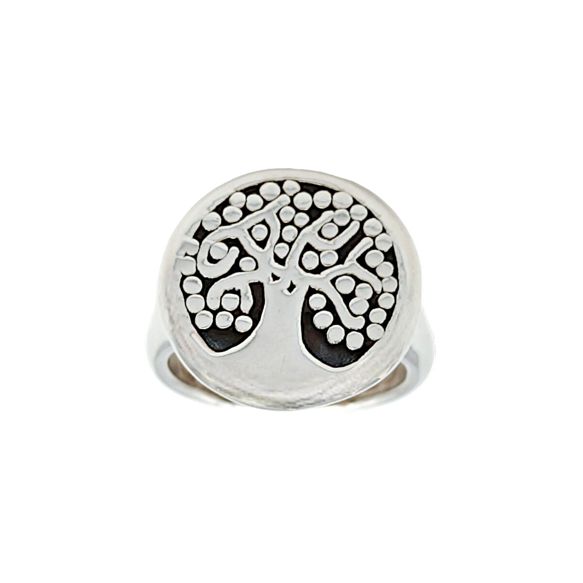 Anillo Arbol de la Vida-Plata 925 Inflada-Sin Piedra-AN3055 - sinpiedra 