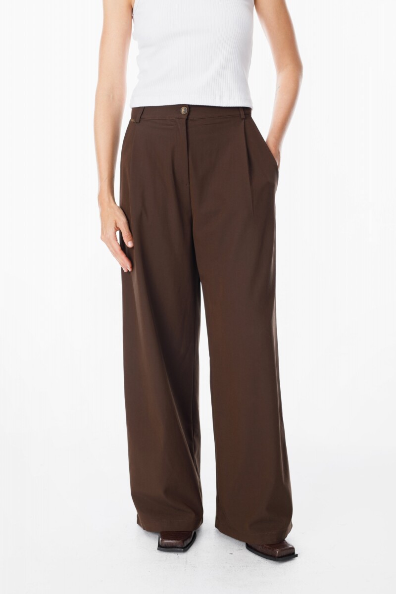 Pantalon Form Marron