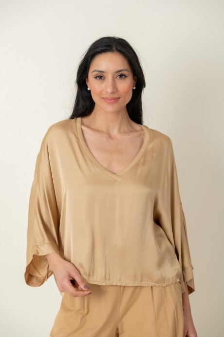 BLUSA CEDRON Camel