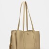 Cartera al Hombro Oslo en Efecto Cuero Graneado Natural