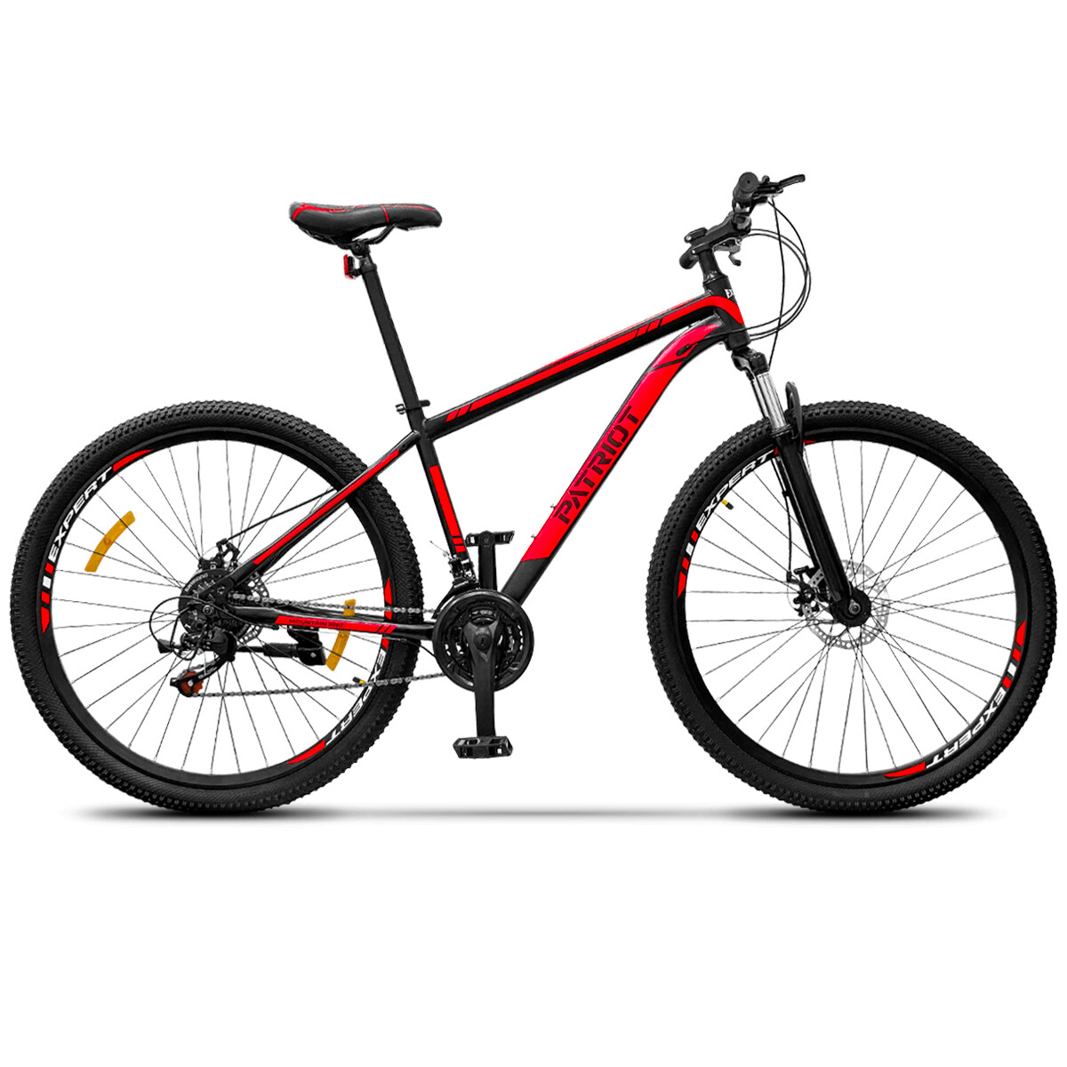 Bicicleta Montaña Expert Patriot Rodado 29 Shimano con Frenos de Disco y 21 Cambios - Negro 