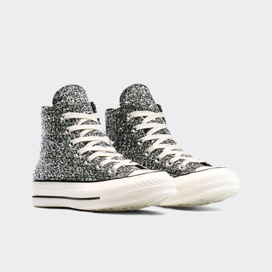 Championes Converse Chuck 70 Metallic Tweed Negro