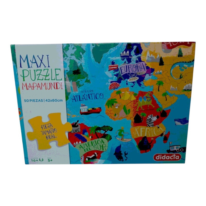 Maxi Puzzle Mapamundi Didacta Maxi Puzzle Mapamundi Didacta