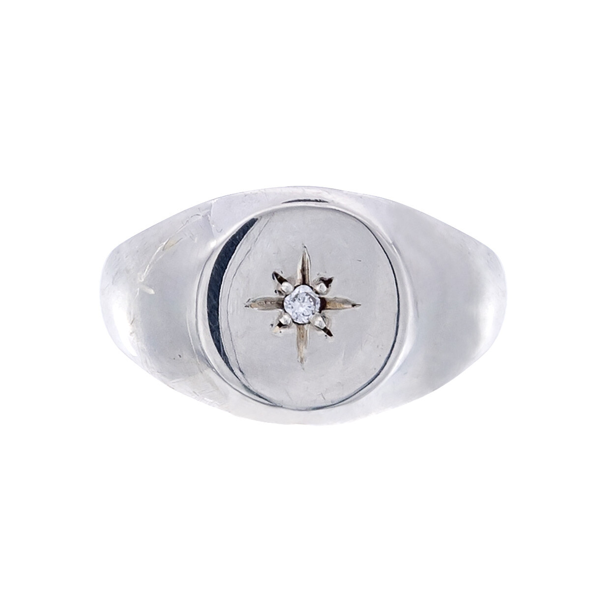 Anillo de plata 925 y circonia, Pinky Promise. 