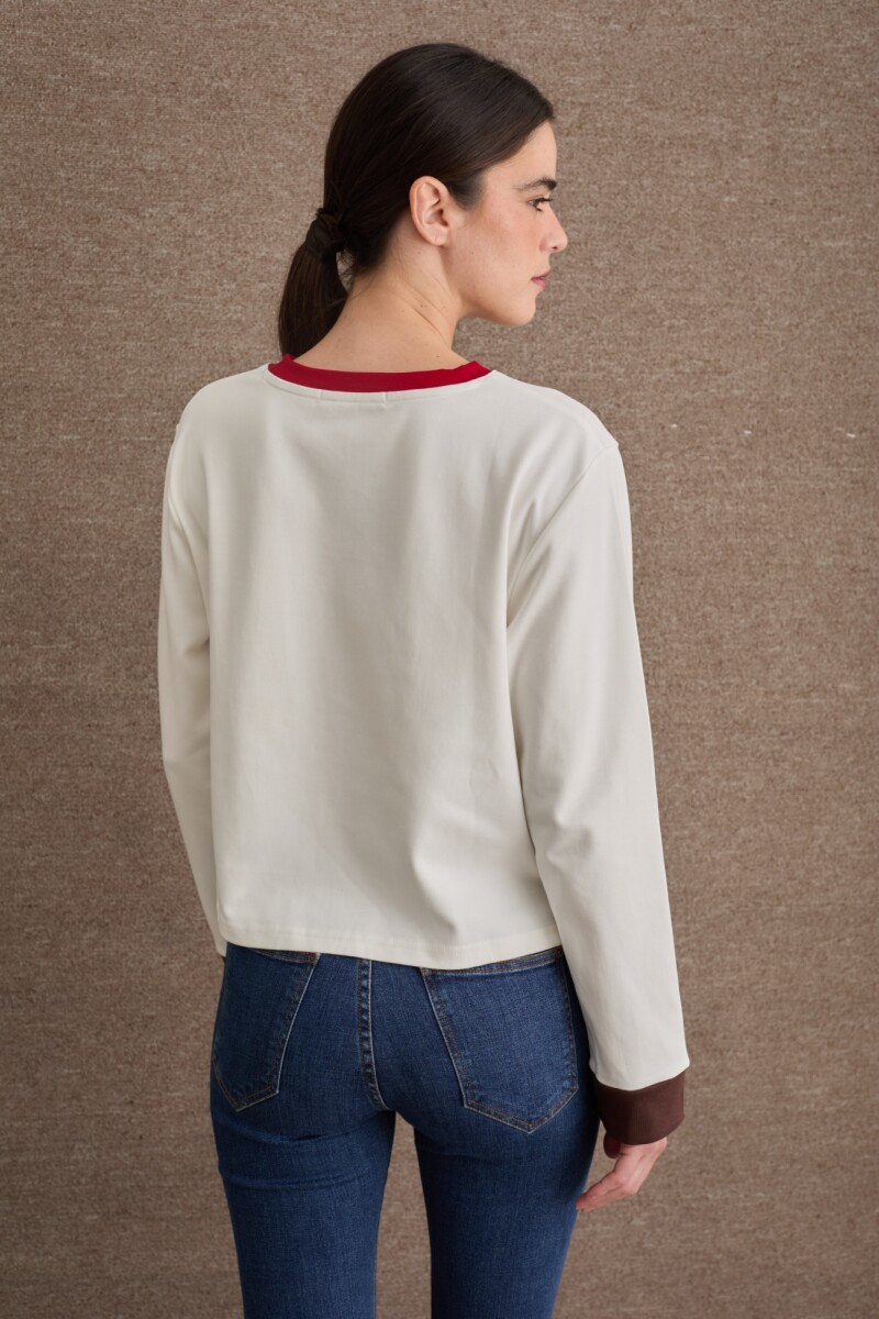 TSHIRT SAVIA CONTRAST Crudo