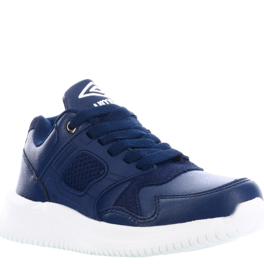 Championes Infantiles Umbro Essential Jrs. Azul Marino - Blanco