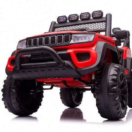Auto Jeep Compact Batería C.remot Luz Música Español! Rojo1