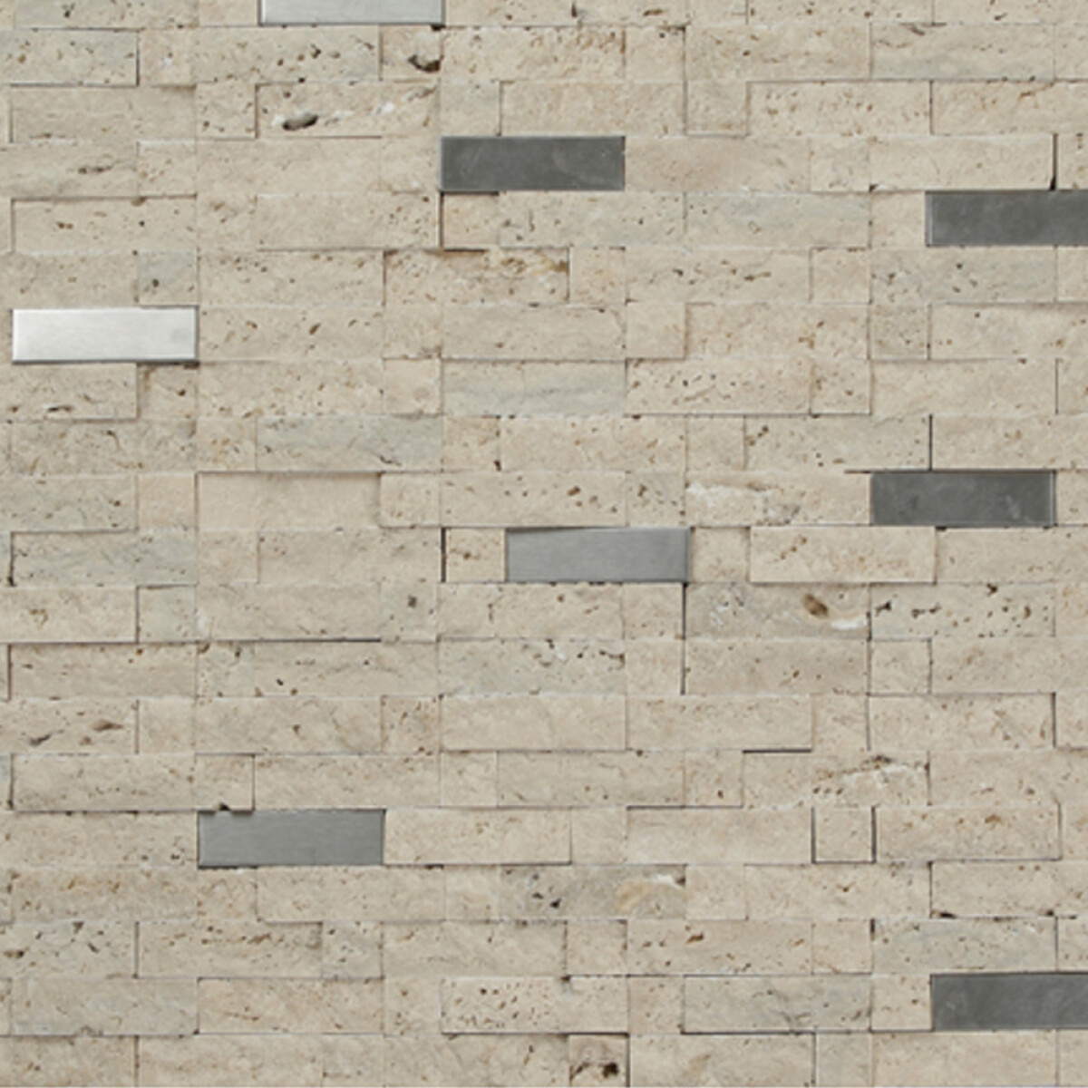 Mosaico Con Terminación De Piedra 298x300x8 Mm 