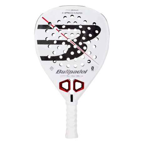 Paleta Bullpadel Hack 05 27 Blanco y Rojo