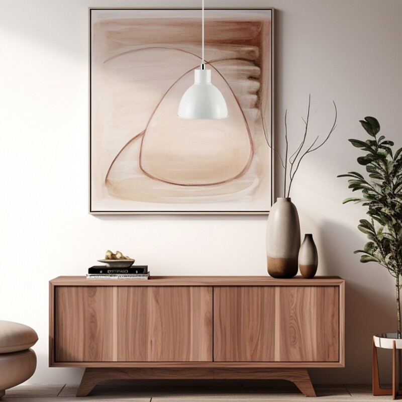 ARTEFACTO COLGANTE DECORATIVO ALPHA Lámpara Colgante Alpha Blanca