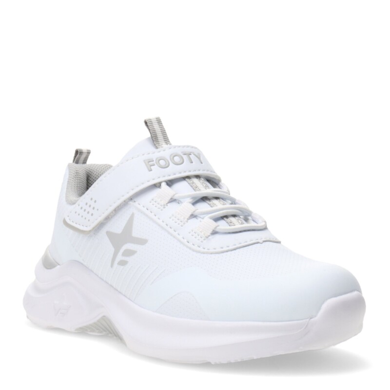 Championes Infantiles Footy Atlantis Blanco - Gris